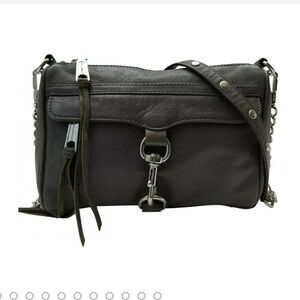 Rebecca Minkoff Dark Green Leather Crossbody Bag